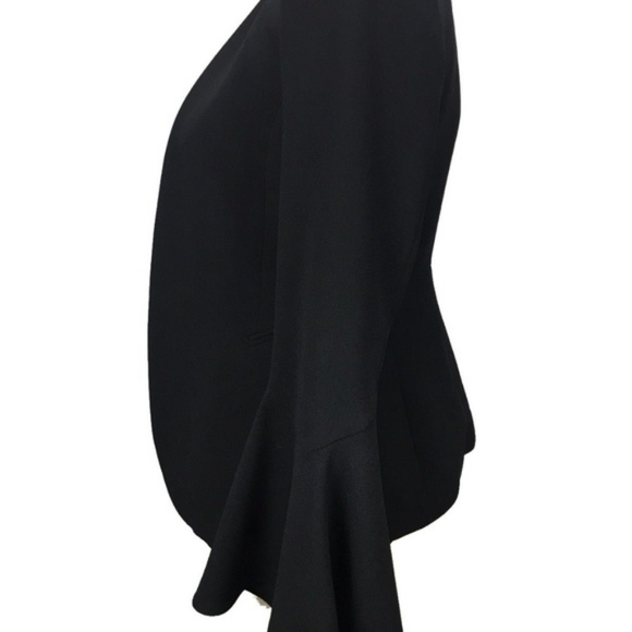 Zara Woman Black Bell Sleeve Blazer - Picture 5 of 5